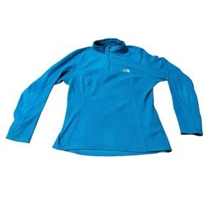 The North Face Turquoise Fleece Jacket Medium